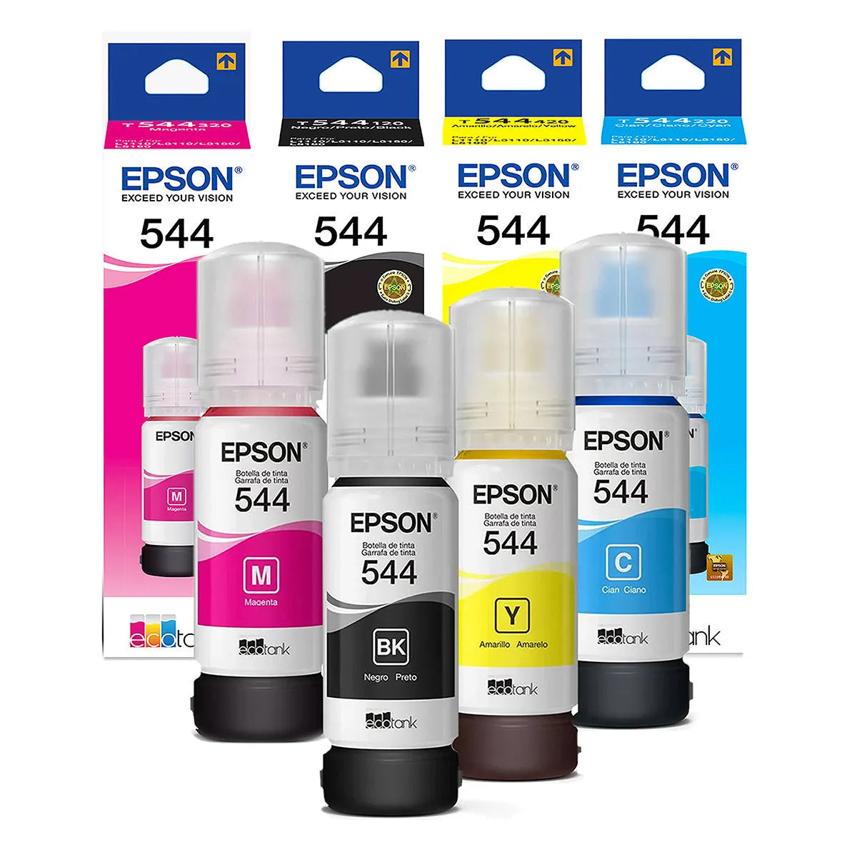 Tinta Epson Original 544 Para L3150, L3210, L3250, L5590