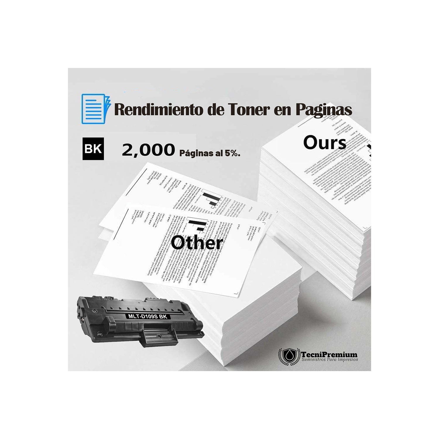 Toner Mlt-109 Compatible Con Samsung Scx-4300 Scx-4610