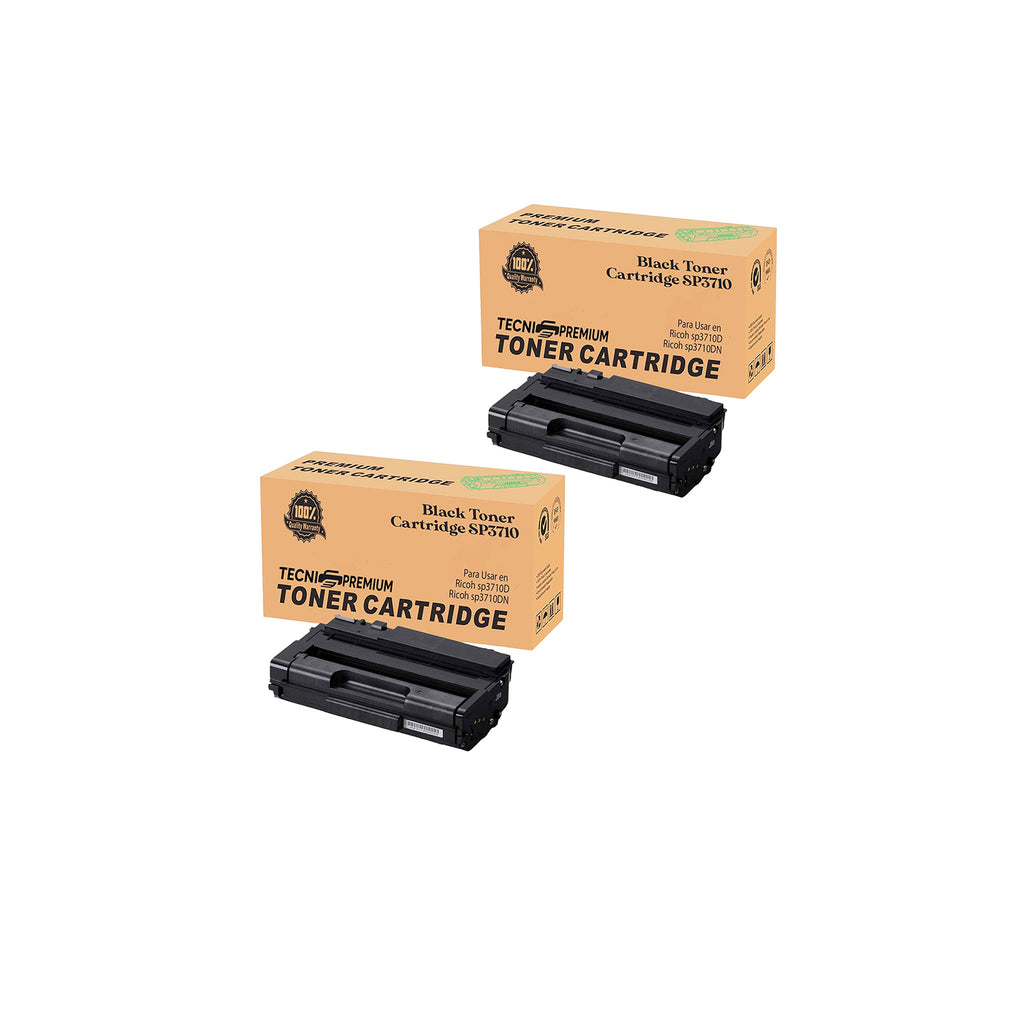 Kit 2 Toner Compatible Para Ricoh Sp 3710sf Sp 3710dn M320f P311 Negro (Copia)
