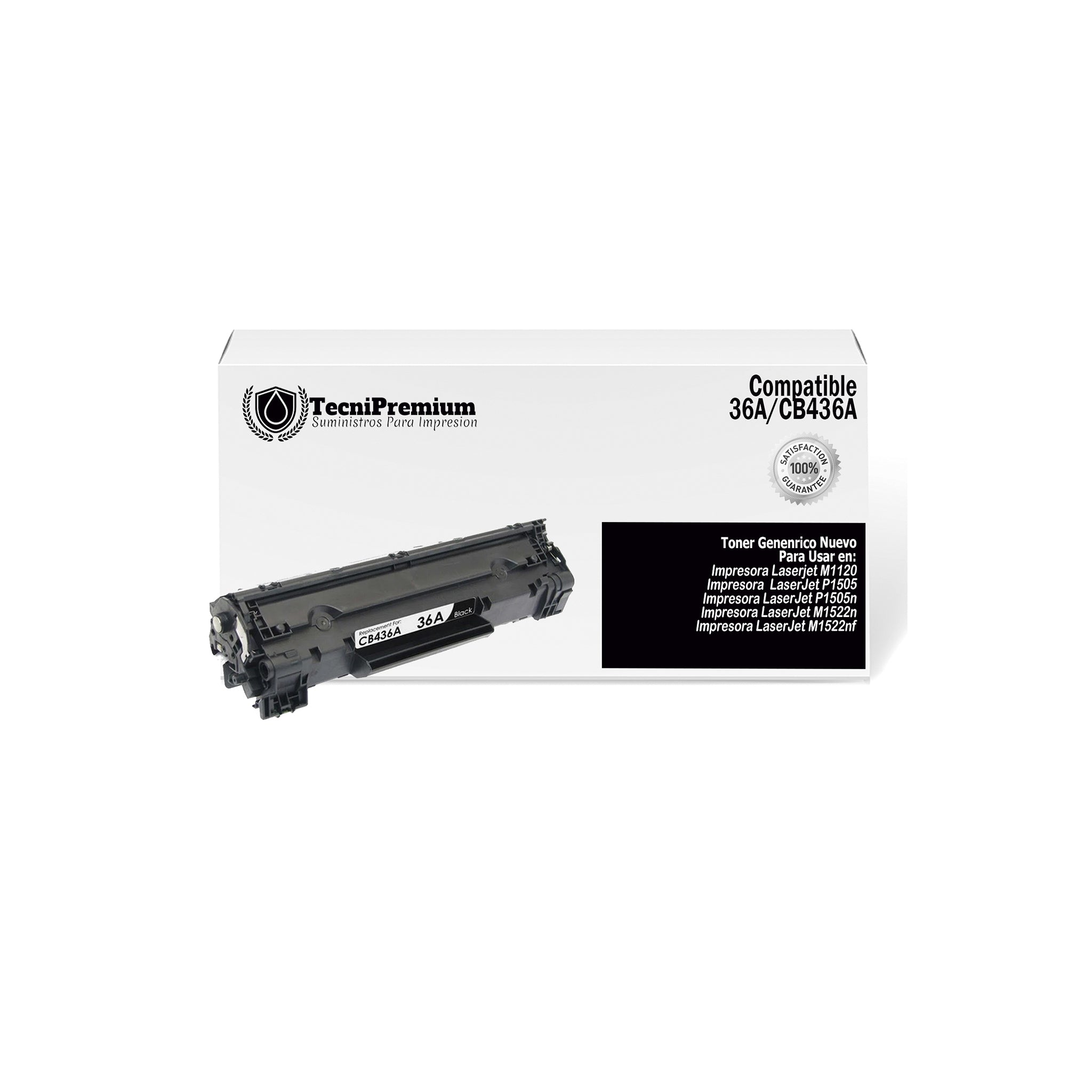 Toner Genérico Para Hp CB436A LaserJet M1120, P1505, M1522n