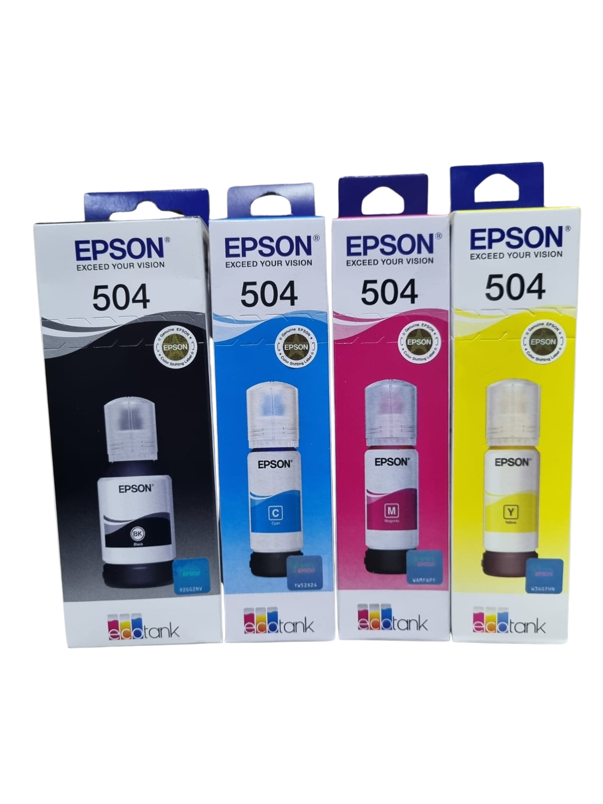 Tintas Epson Originales 504 Impre L4150 L4160 L4260 L6161 L6171