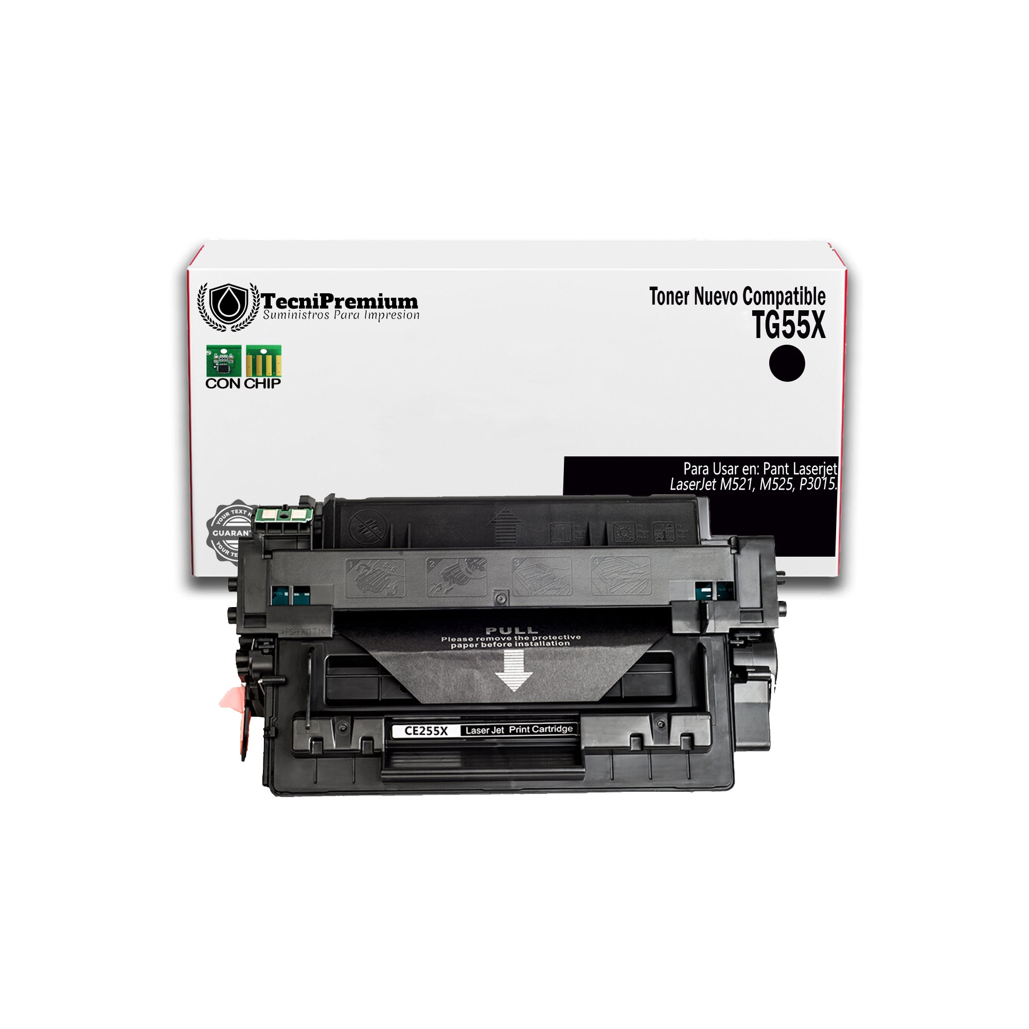 Toner Ce255x 55x Genérico Para Laser M525dn M525f P3015 P3015dn