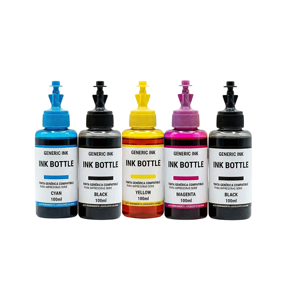 Kit 4 Tintas 664 Compatible con impresorora epson L310 L310 L355 L475