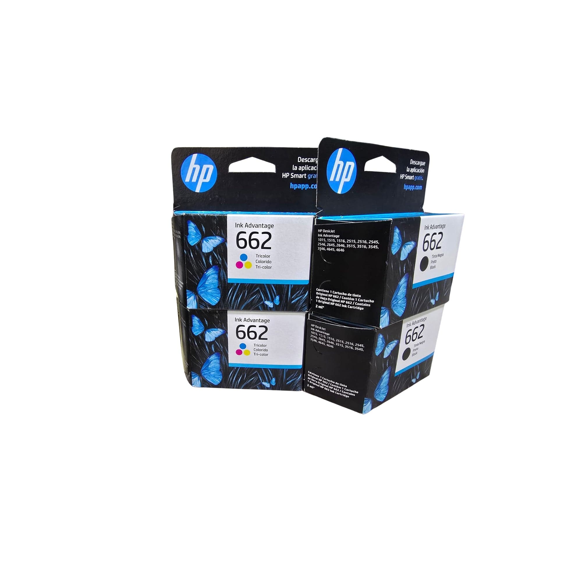 Cartuchos Hp 662 Para Impresora Deskjet 1015 1515  2545 2546 2645 3545