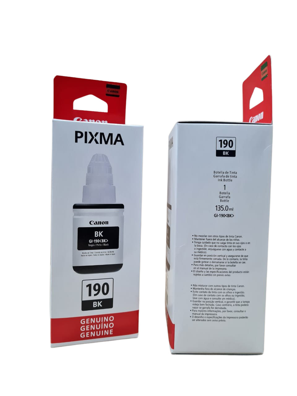 Tintas Originales Para Canon Gi-190 Original Pixma G2100 G3100 G4100