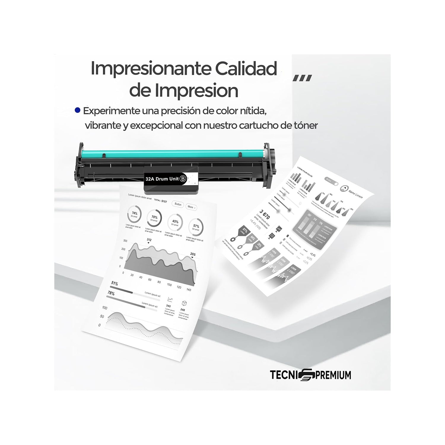 Unidad De Imagen  Generica Para Hp  CF232A Para Impresora  M203, M206, M227, M230