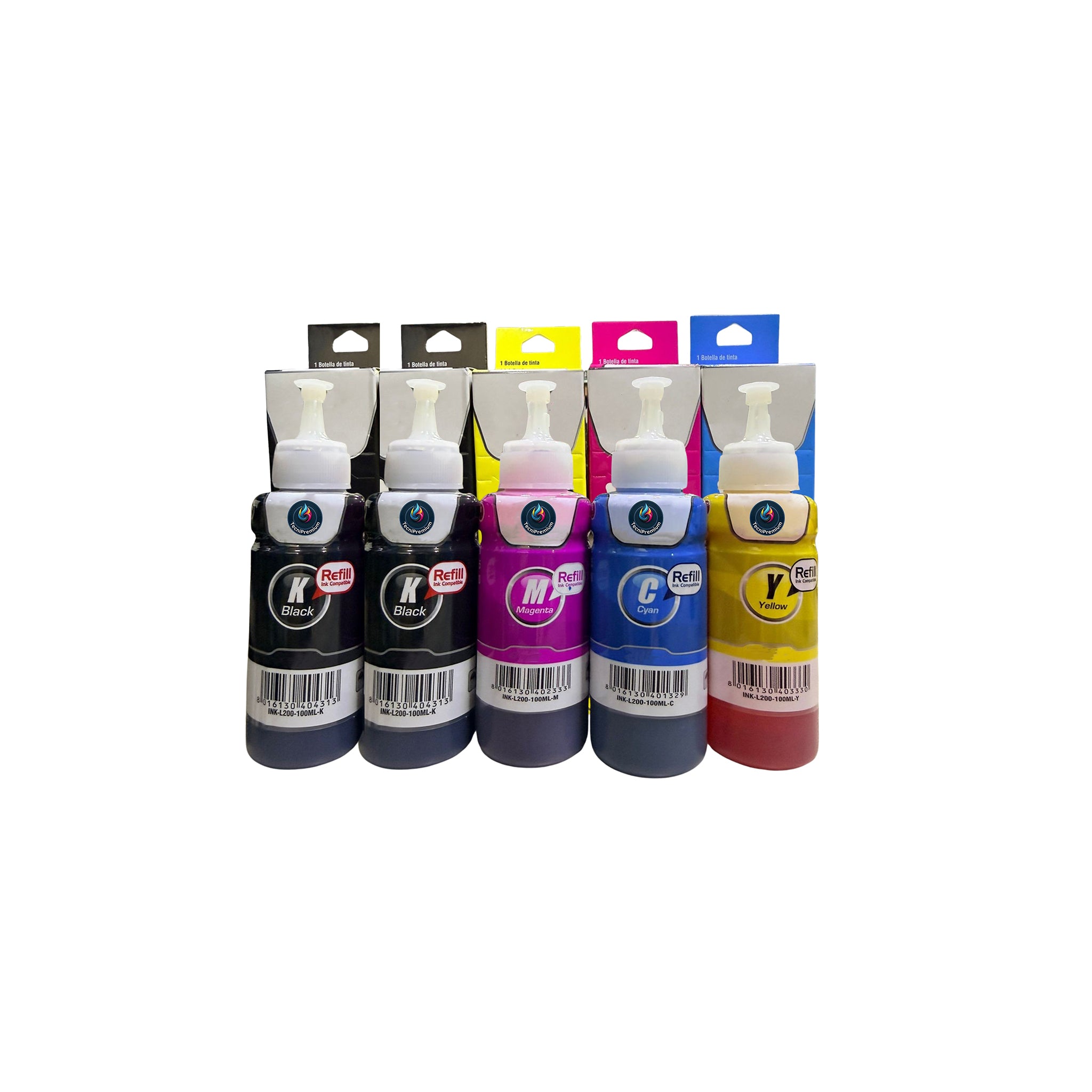 Kit 4 Tintas 664 Compatible Con Epson L110 L120 L220 L300 L310