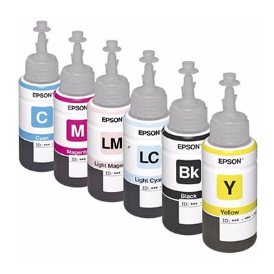 6 Tintas Originales Epson 673 Para L800 L805 L810