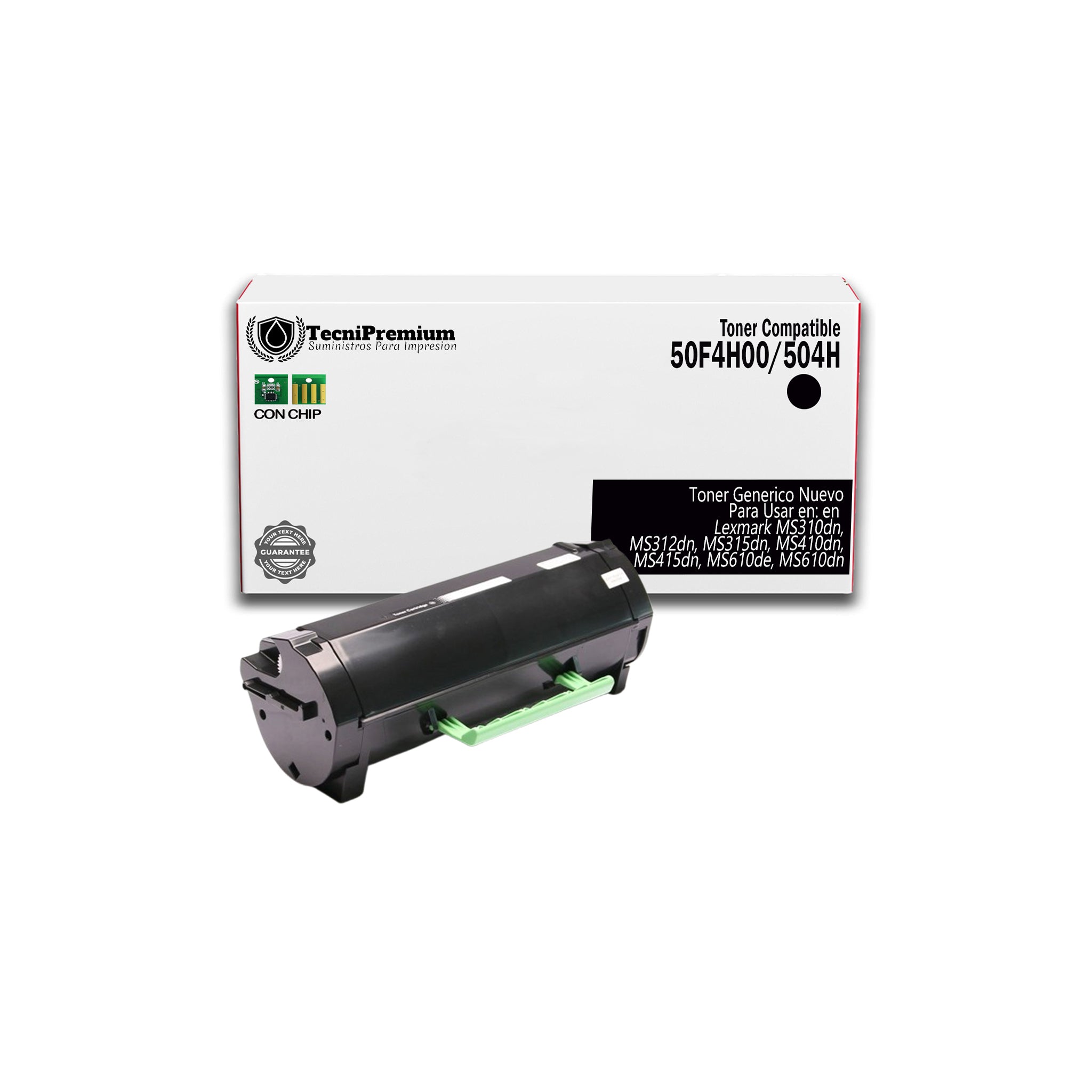 Toner Genérico Para Lexmark MS310dn, MS312dn, MS315dn, MS410dn, MS415dn, MS610de, MS610dn.