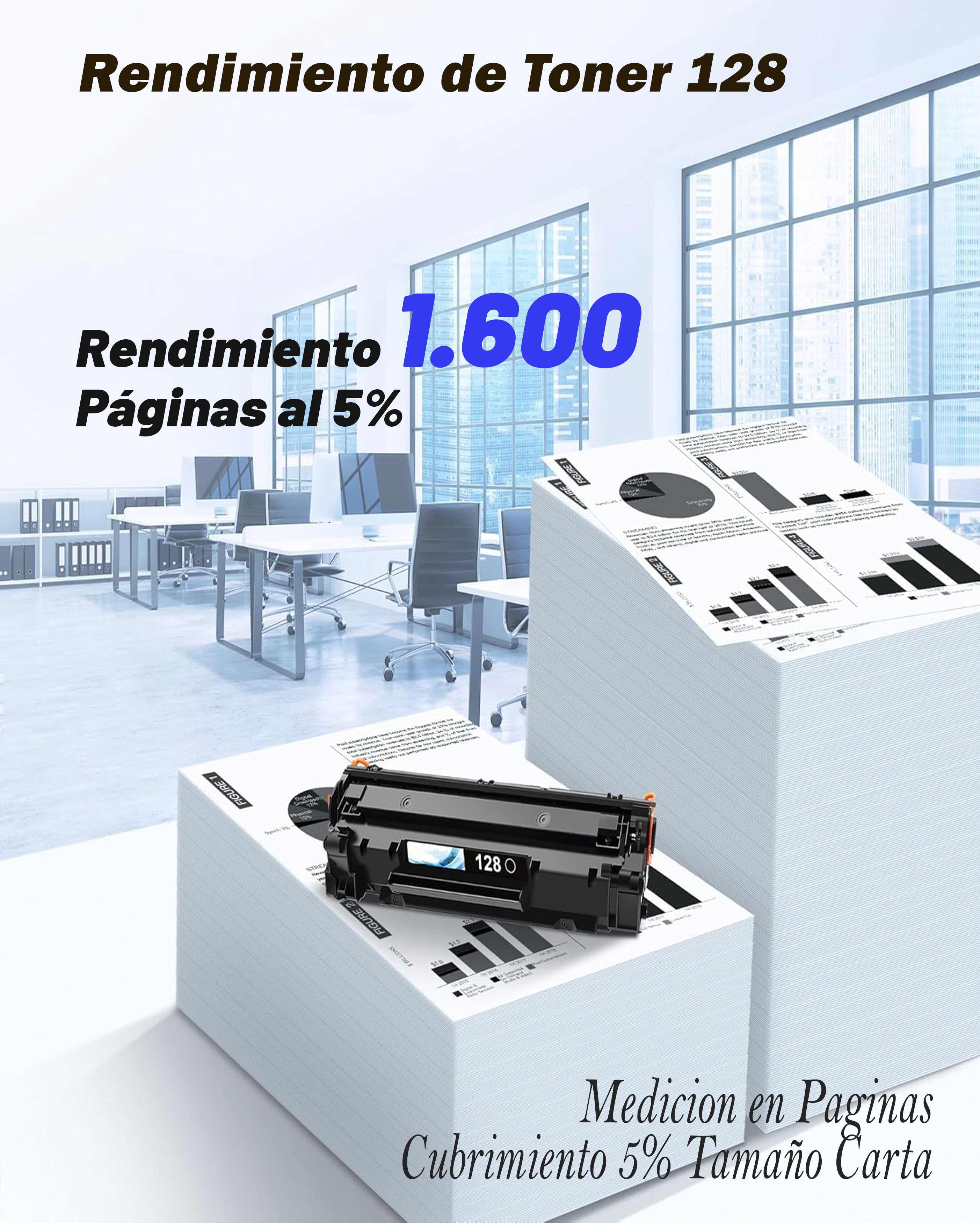 Toner Laser Compatible 128 Para Canon Mf4450 D530 Mf4880dw Mf4570dw