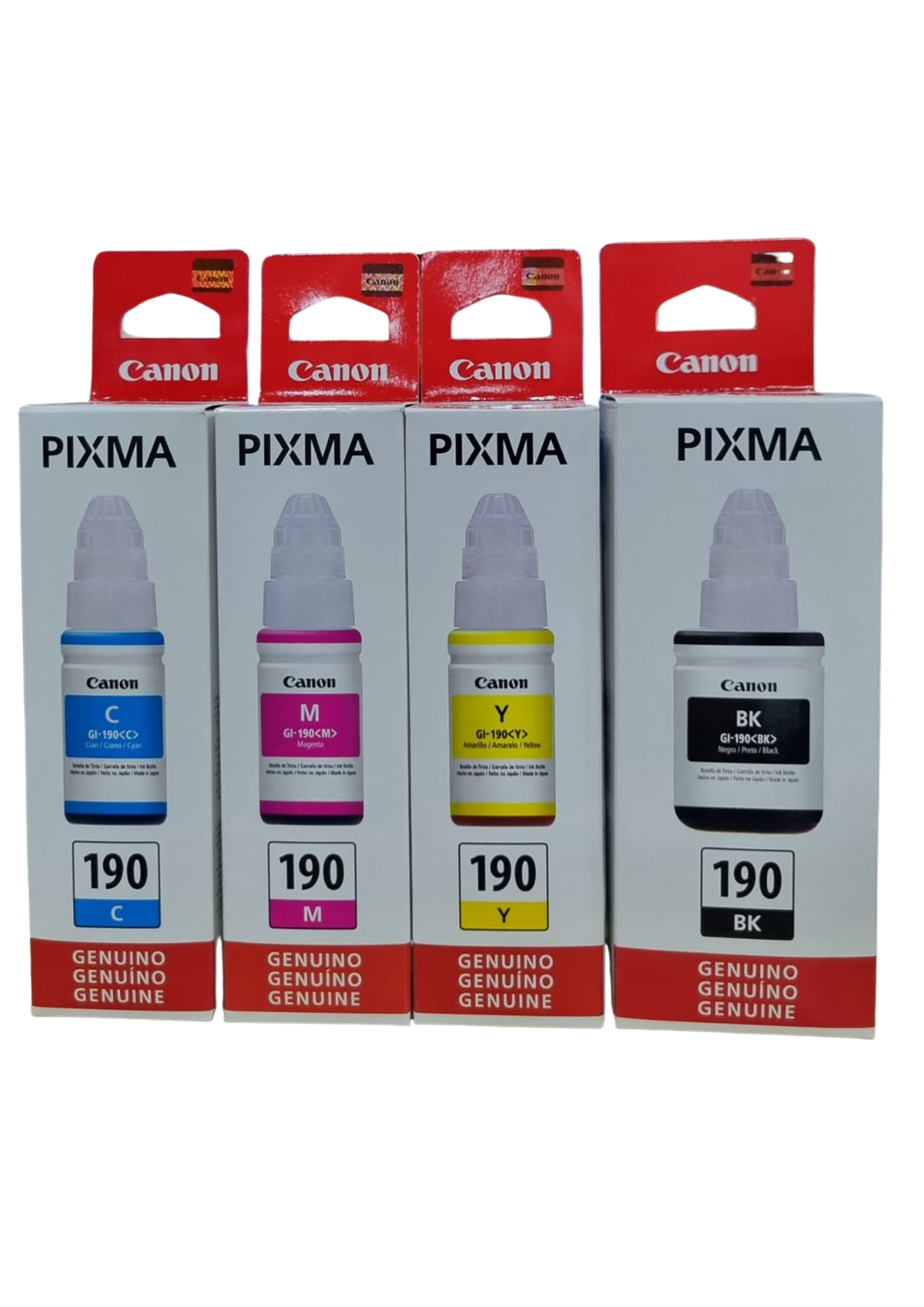 Tintas Originales Para Canon Gi-190 Original Pixma G2100 G3100 G4100
