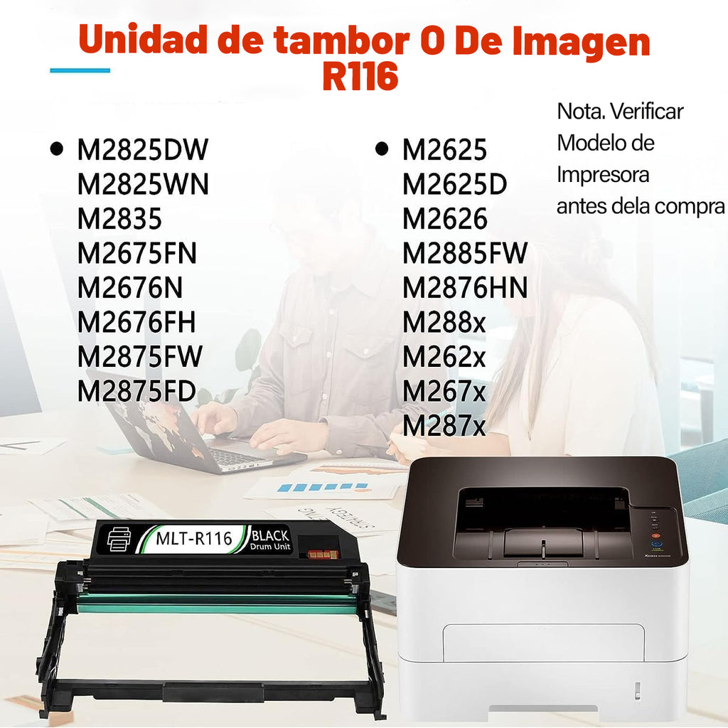 Unidad de Imagen Generica Para  Samsung Mlt-R116 Para Xpress SL-M2825