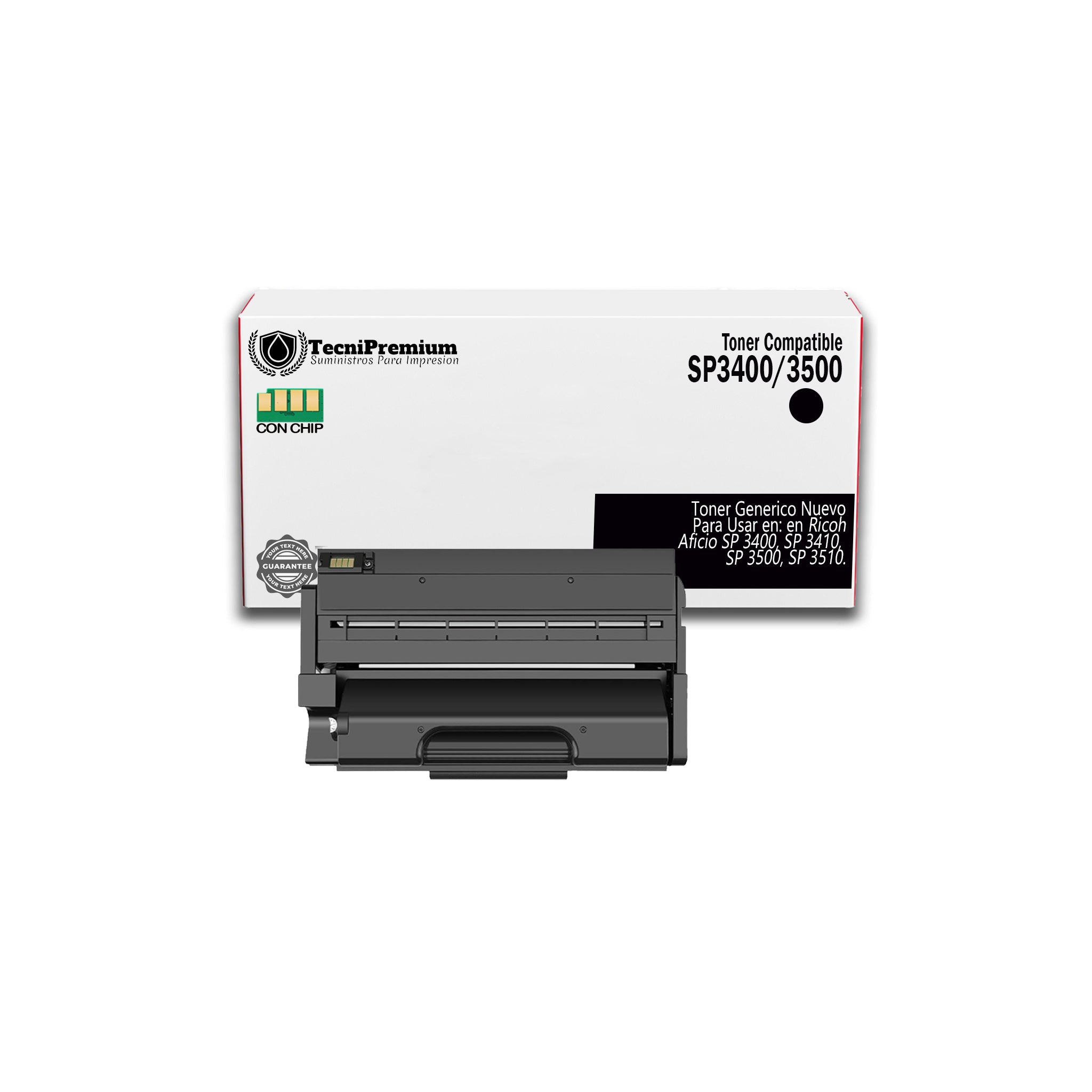 Toner Compatible Para Ricoh Impresora  Sp3400n Sp3400sf Sp3410dn Sp3410sf
