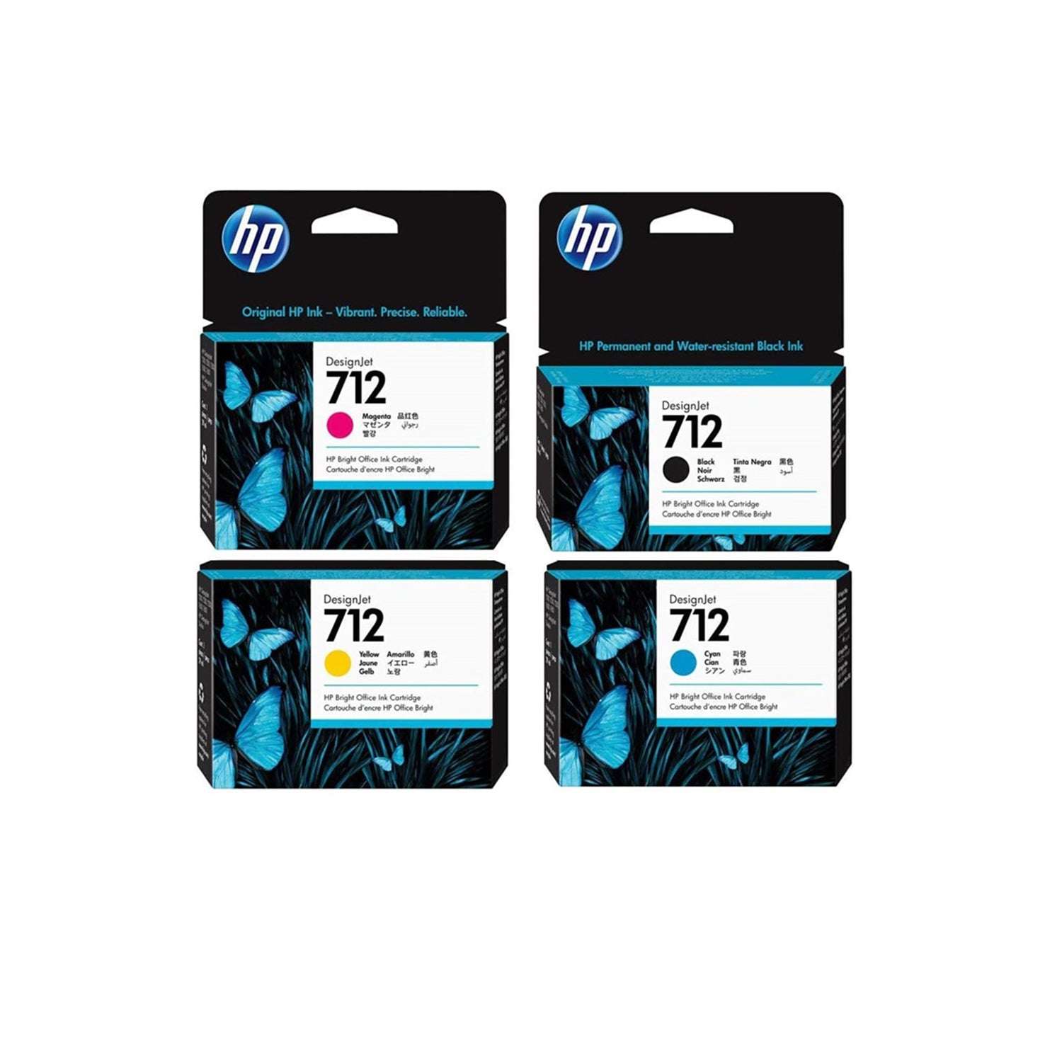 Tinta para HP T250 Originales 4 Colores
