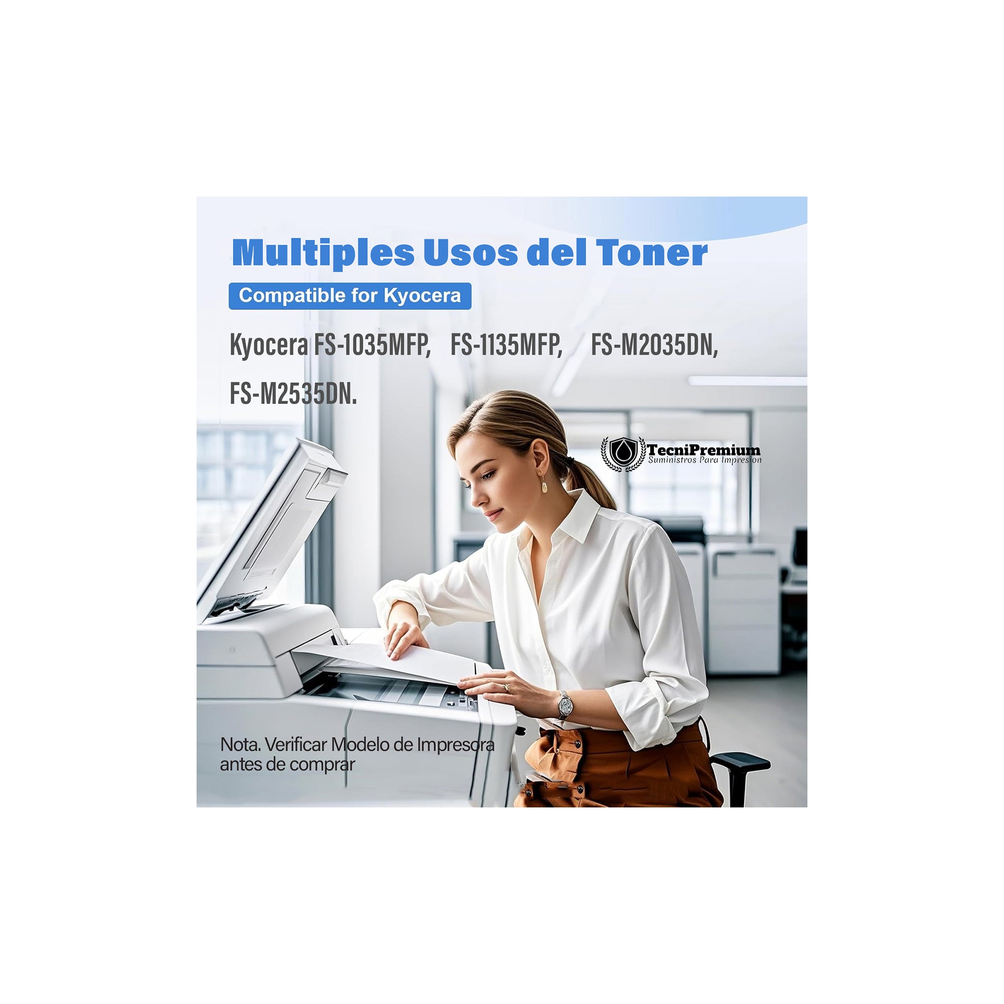 Toner Compatible Con  Kyocera FS1035 FS1135 TK1147