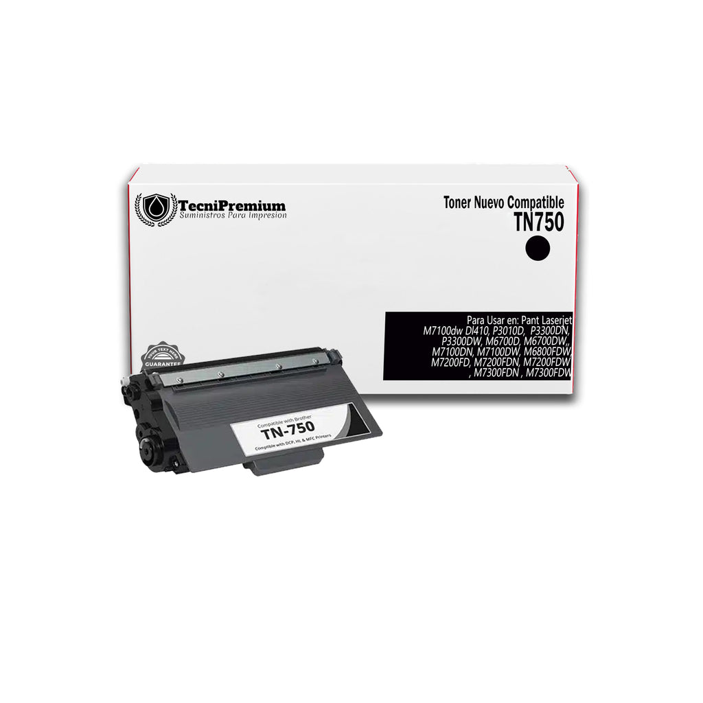 Toner Genérico Brother TN-750 Para impresora HL-5470, HL-6180, MFC-8510, MFC-8710