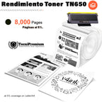 Toner Genérico Brother TN-650 Para Dcp-8065dn Mfc-8890dw Hl-5280dw