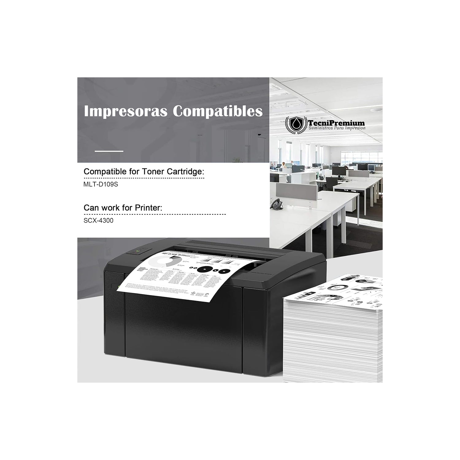 Toner Mlt-109 Compatible Con Samsung Scx-4300 Scx-4610