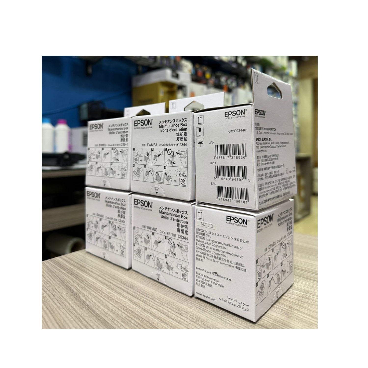 Caja De Mantenimiento C9344 Para Epson L5590 Wf-2850 Wf-2830