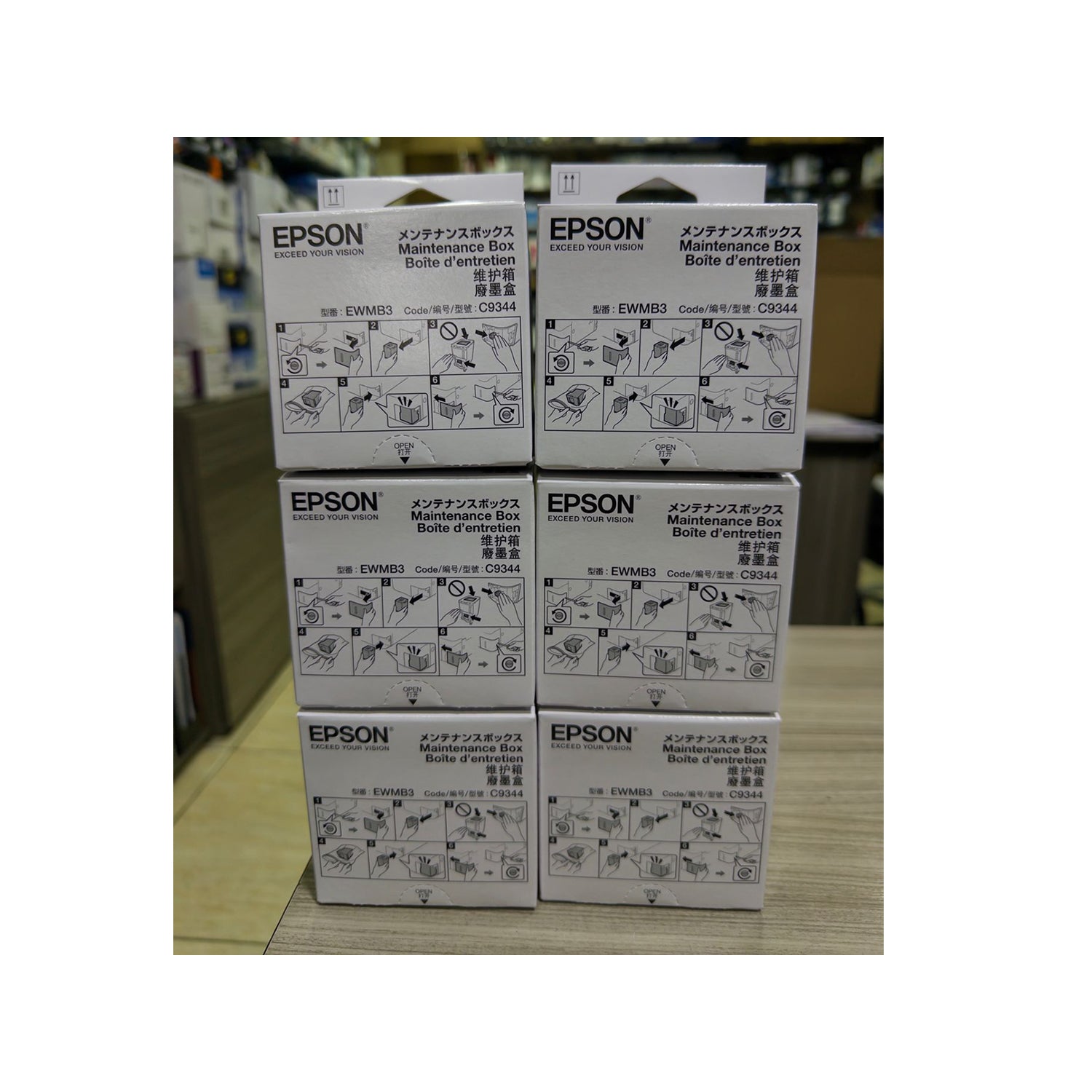 Caja De Mantenimiento C9344 Para Epson L5590 Wf-2850 Wf-2830
