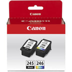 Kit Cartuchos Canon CL-246XL + PG-245XL Para MG3022 iP2820 MG2420/2924/2920/3020/2522/2525, MX492, TS3120/302/302a/202/202a/4520/3320