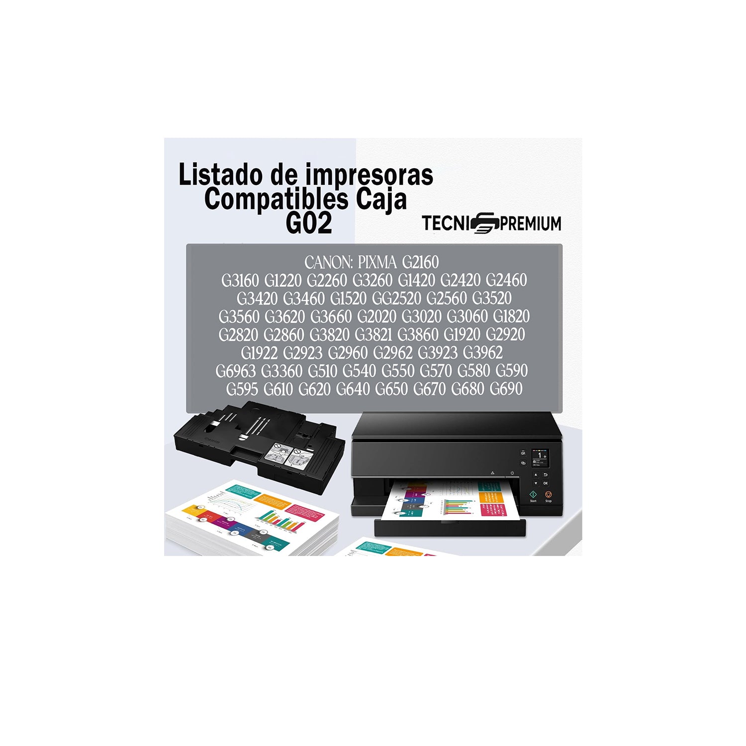 Cartucho De Mantenimiento Mc-g02 Para Canon G2160, G3160