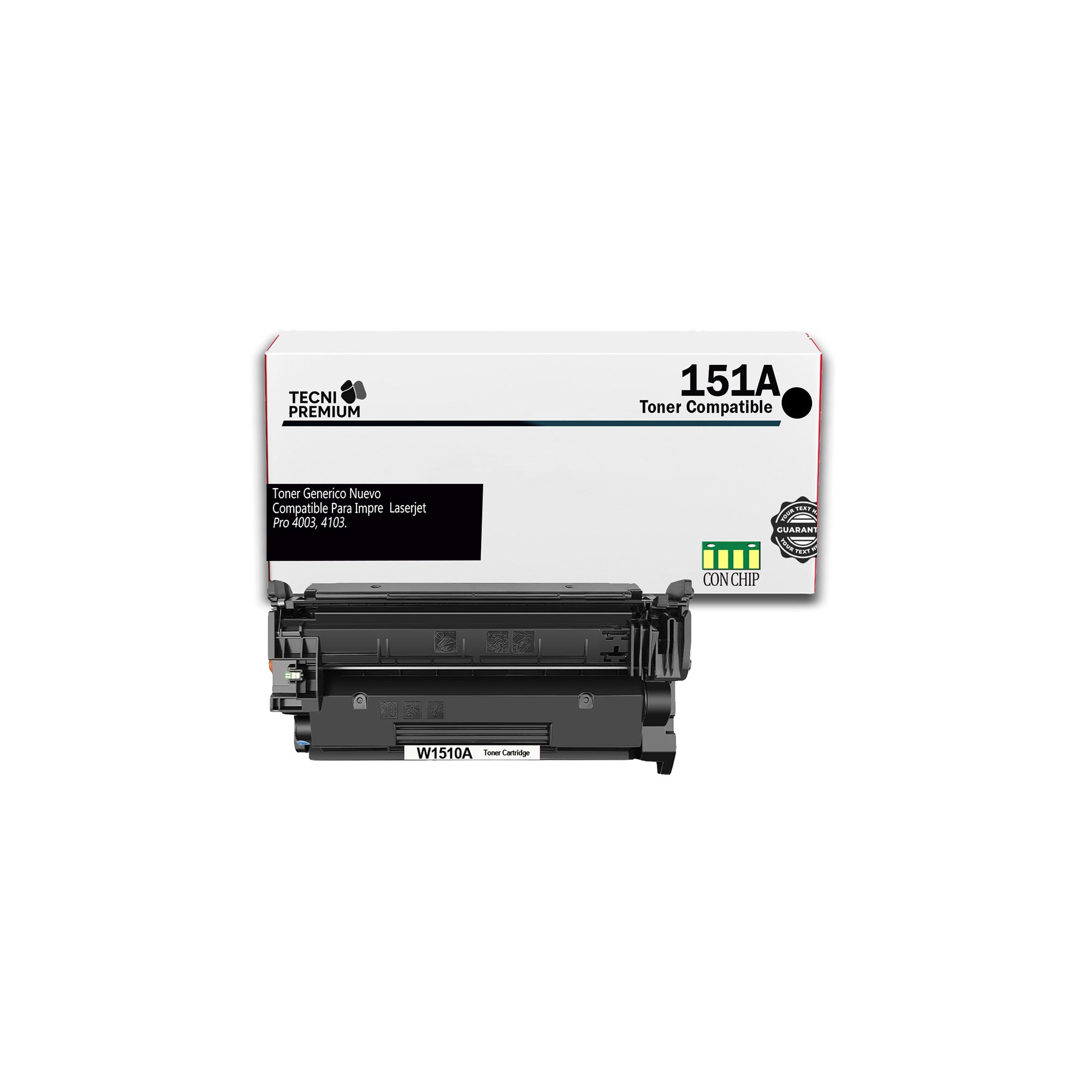 Toner Alternativo W1510a 151a CON Chip Laser4003 Y Pro 4103