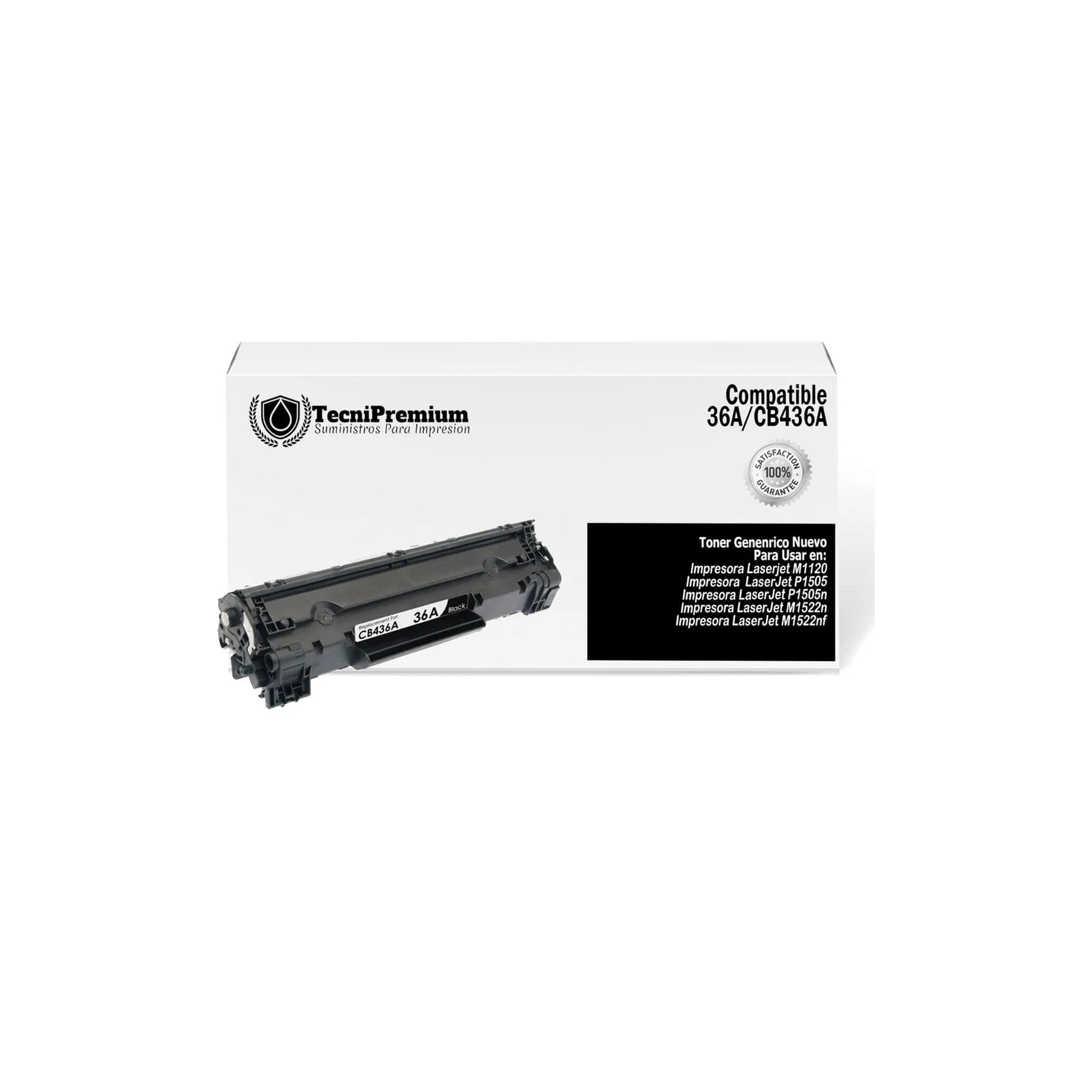 Toner 36a Generico Para Laserjet M1120 M1522n M1522nf P1505n P1505