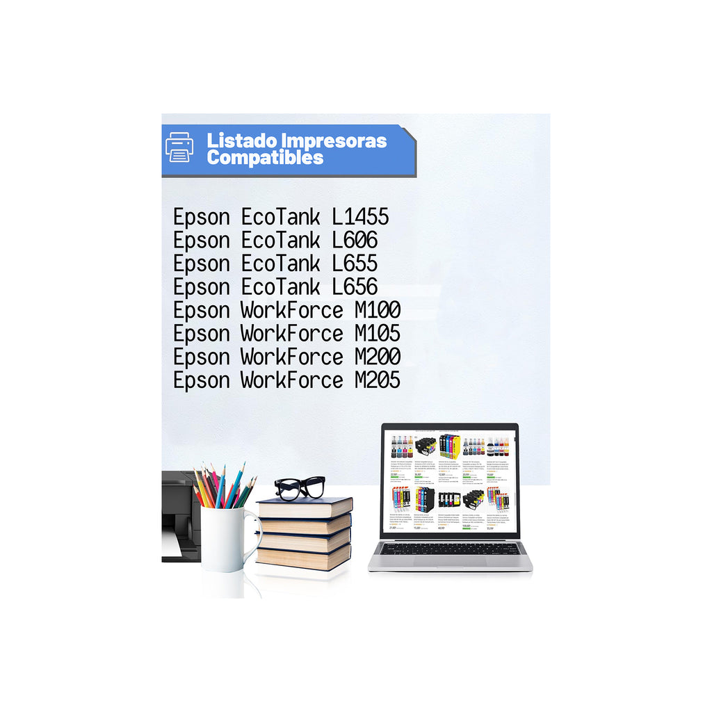 Litro Compatilbe Con Epson Impresora M101 M105 L1455, L606