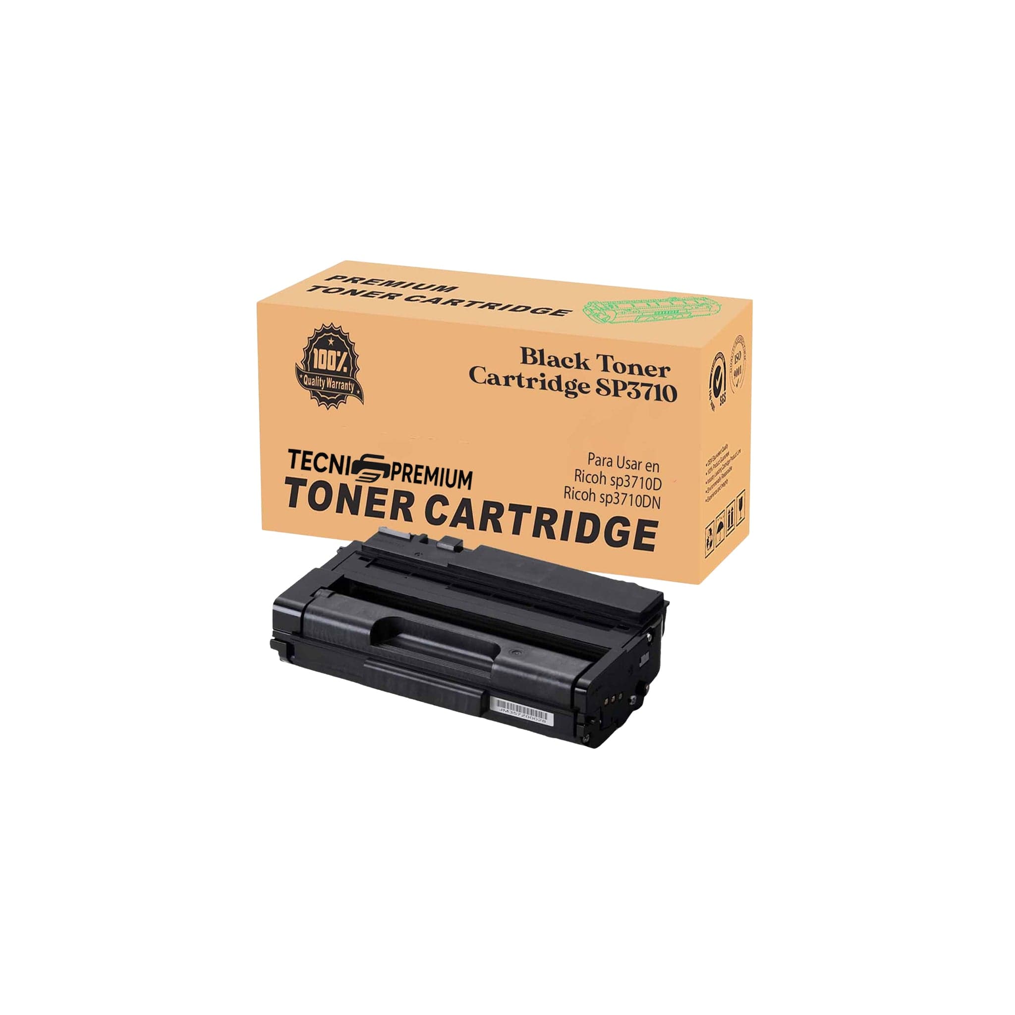 Toner Compatible Para Ricoh Sp 3710sf Sp 3710dn M320f P311 Negro
