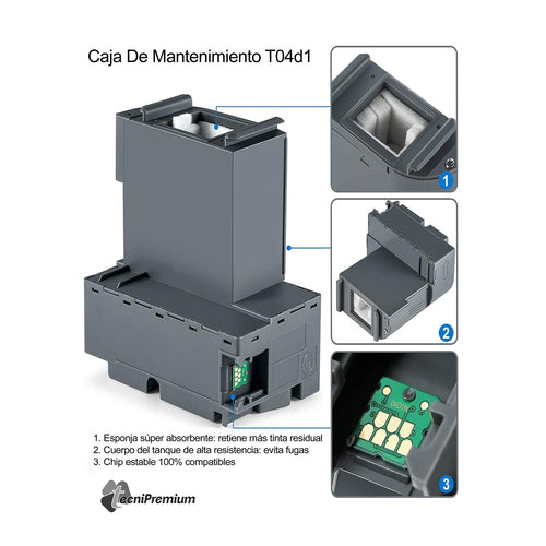 Caja Mantenimiento Generica Para Epson L6490 L6191 L6161 L6171 L6490 L6270