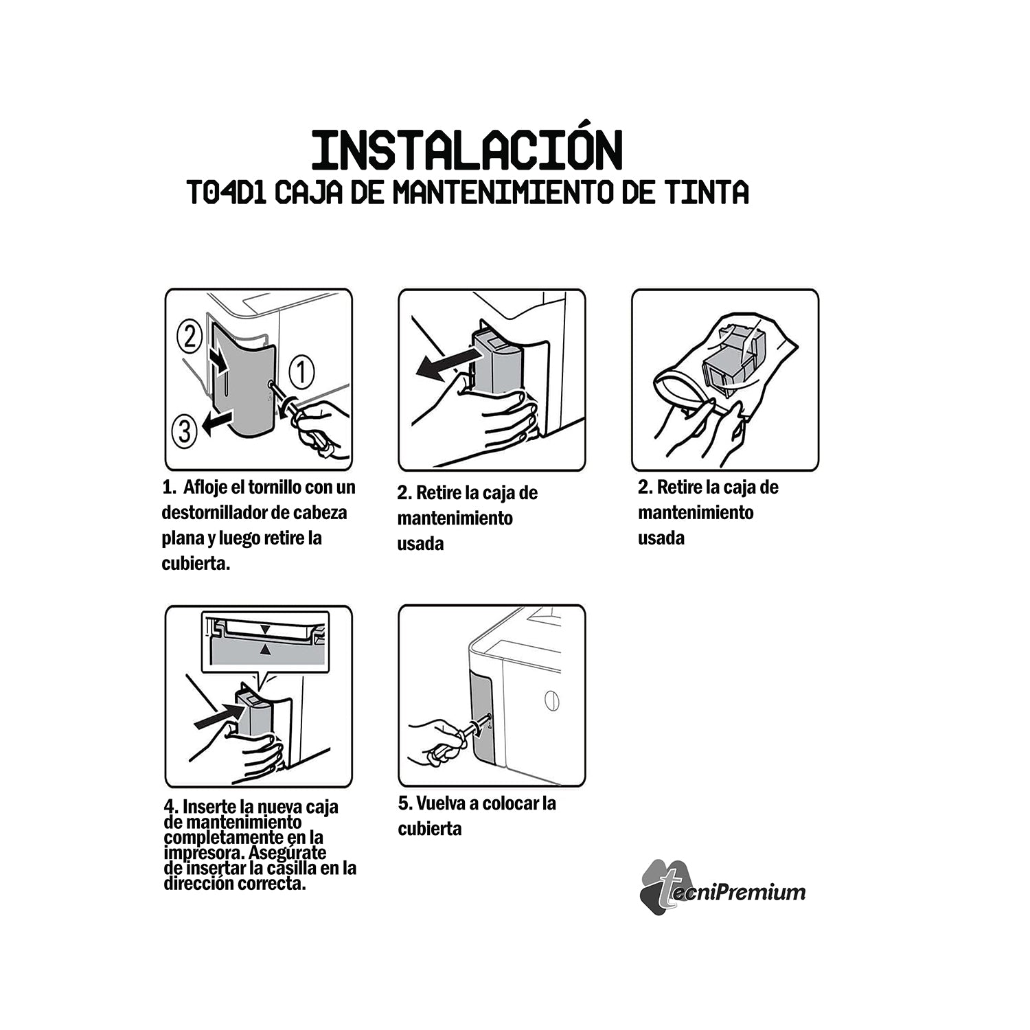 Caja Mantenimiento Generica Para Epson L6490 L6191 L6161 L6171 L6490 L6270