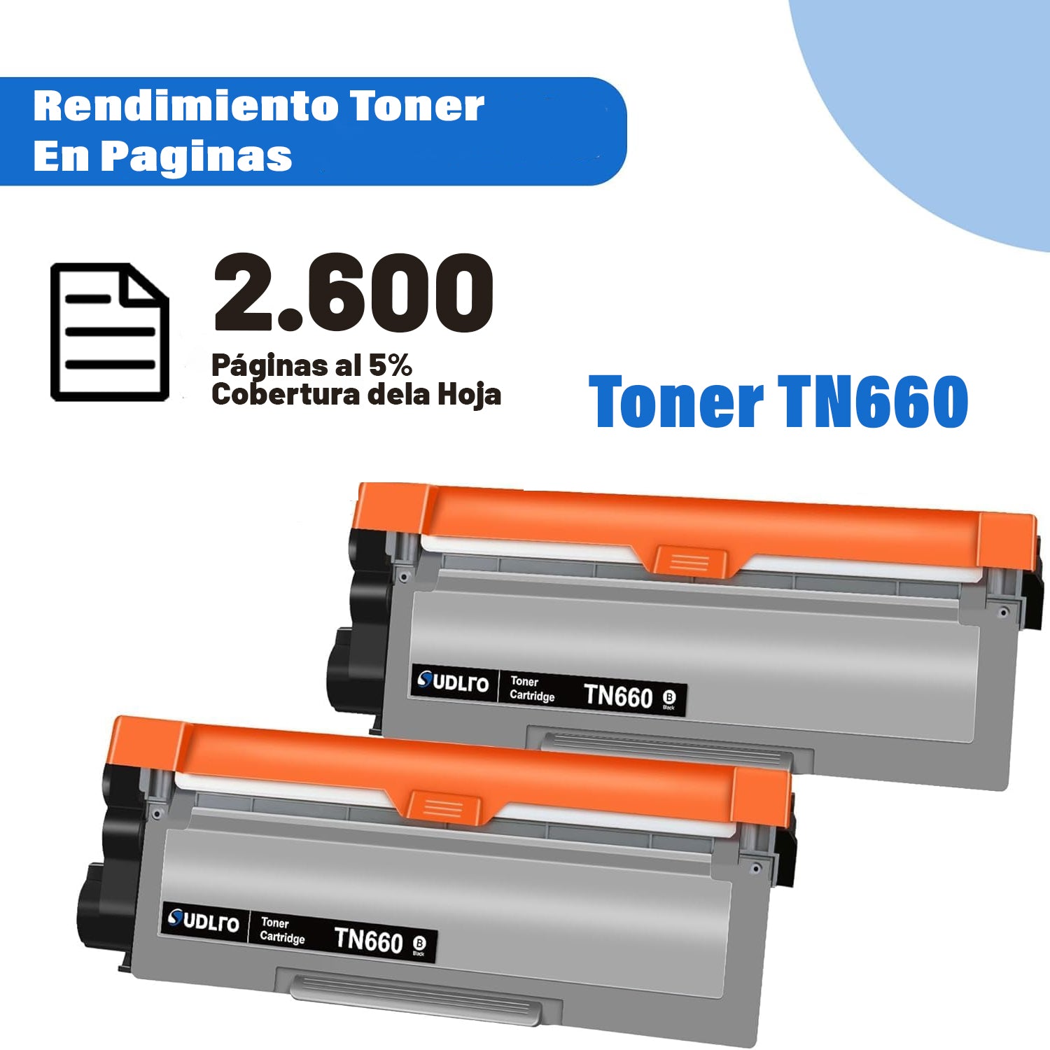 Toner Tn-660 Compatible Para Brother L2340dw, L2540 L2360dw
