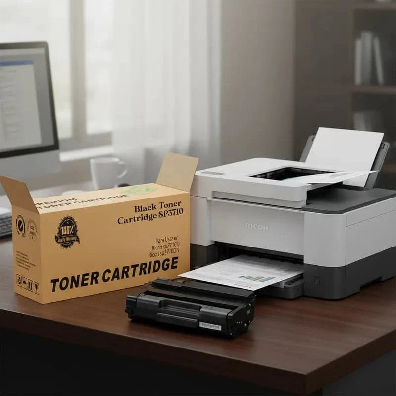 Toner Compatible Para Ricoh Sp 3710sf Sp 3710dn M320f P311 Negro